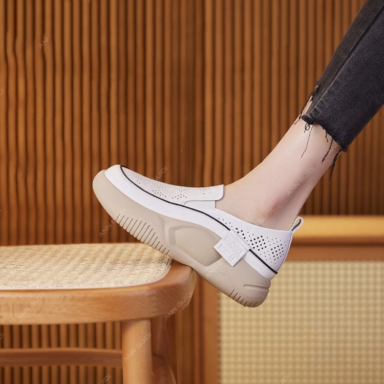 【35-40】👟🎇Pantofi retrò pentru tort de burete cu tăietură joasă pentru primăvară și vară 2025💖