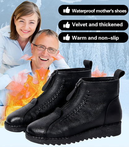 🔥【35-42】Jesenné a zimné dámske čižmy s mäkkým podrážkou na zips, módne a pohodlné