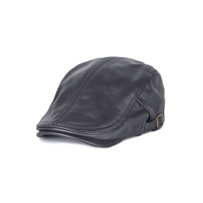 Gorro de piel de oveja de tamaño ajustable para hombre.