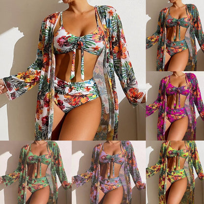 2025 Recién Llegado👙☀️【S-2XL】Nuevo Traje de Baño de Tres Piezas de Moda