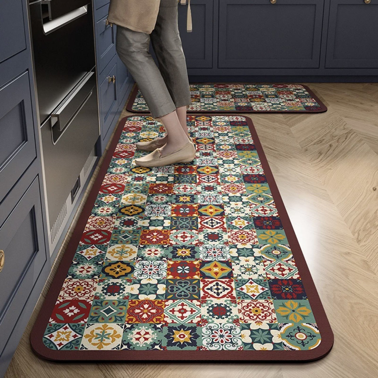 💥💥【se venden como pan caliente】Alfombras de cocina y baño antideslizantes y muy absorbentes