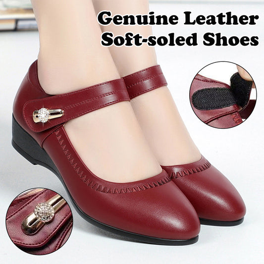 😍Poslední den sleva 50 %【35-41】Letní klínové ortopedické boty, měkká podrážka, protiskluzové, pohodlné na nošení.