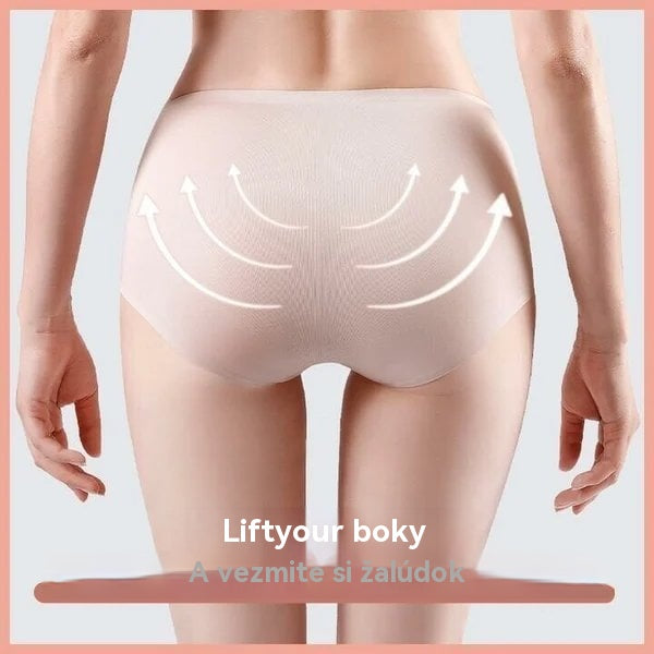 😍🛒【6 kusov】Dámska bezšvová spodná bielizeň z ľadového hodvábu