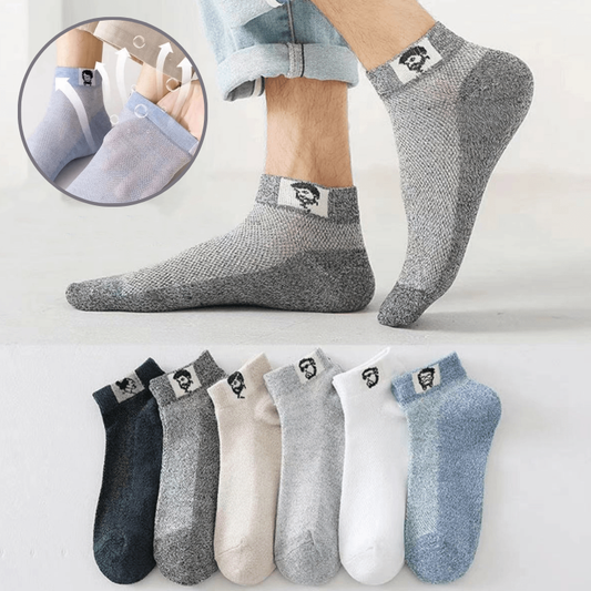 🔥【Cumpără 5 primești 5 gratis】🔥🧦Șosete deodorante antibacteriene respirabile de afaceri pentru bărbați [10 perechi]
