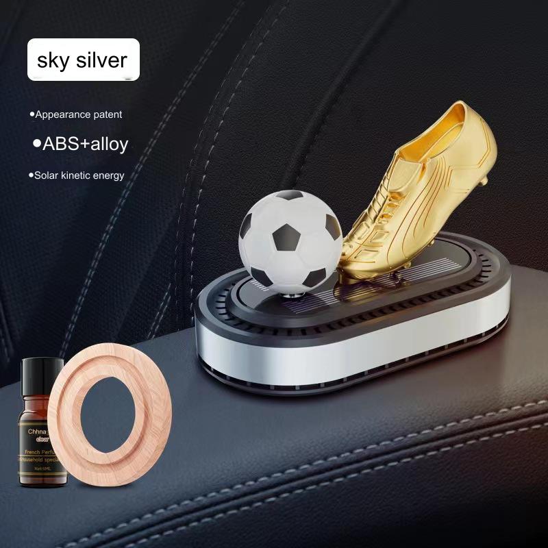🔥🔥🚗【Časovo obmedzená ponuka】【Obmedzené množstvo】Nový aromaterapeutický prístroj, solárny rotačný futbalový aromaterapeutický prístroj