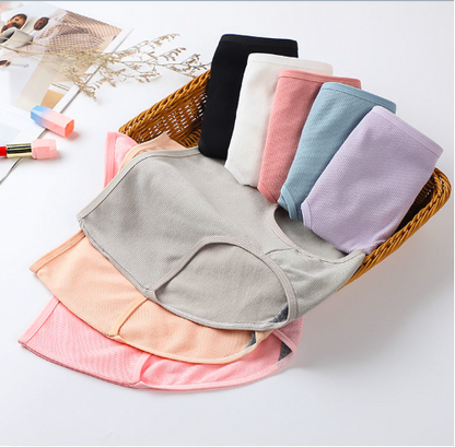 🔥【8 piezas 】🔥Ropa interior antibacteriana higroscópica para mujer de cintura alta