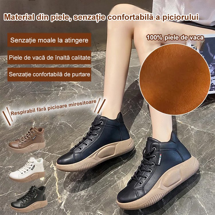 【35-43】 Retro hrubá podrážka, nové módne všestranné ležérne topánky