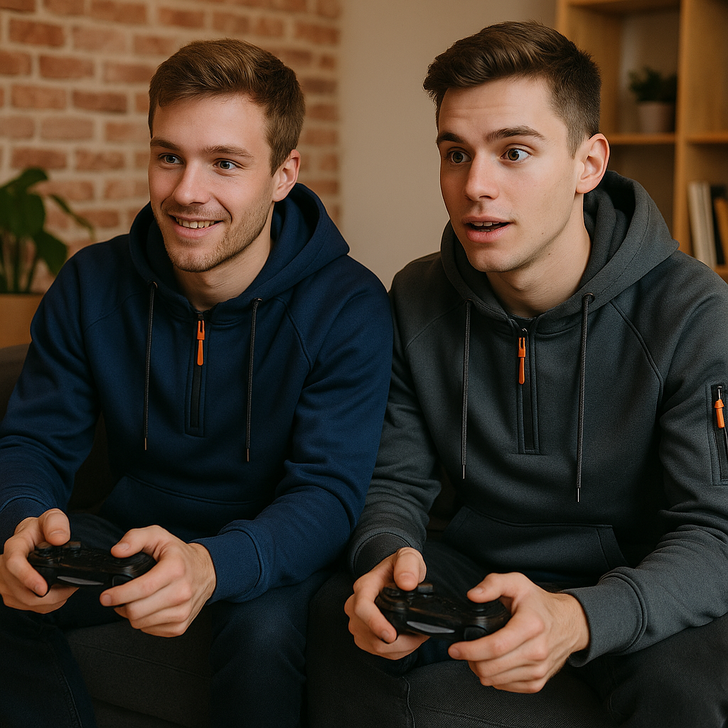 🔥✨ 【S-3XL】Nová pánska mikina na jeseň a zimu, voľný strih s flísovou podšívkou