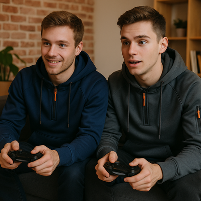 🔥✨ 【S-3XL】Nová pánska mikina na jeseň a zimu, voľný strih s flísovou podšívkou