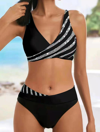 👙 Set de costume de baie cu imprimeu pentru femei, nou, 2025
