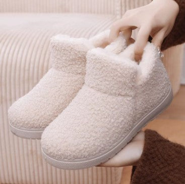 【35-41】Nuevas botas de nieve cálidas y afelpadas de moda 2025.