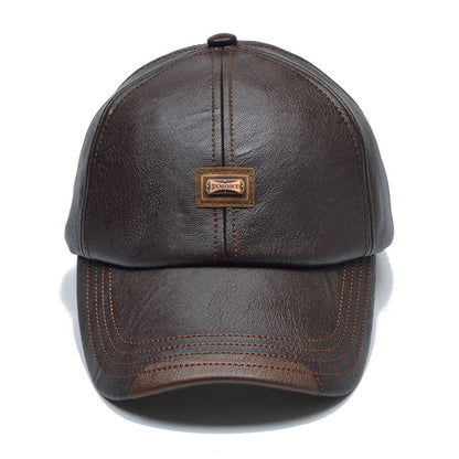Oferta limitada: ¡50% de descuento! 🔥 Nuevo modelo de gorra de béisbol de cuero para otoño e invierno 2025, moderna y universal.