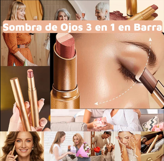 ✨【1/2/3/4 KS】✨ Oční stíny v tyčince 3 v 1 – okamžitý jas, liftingový efekt a dlouhotrvající výdrž ⭐