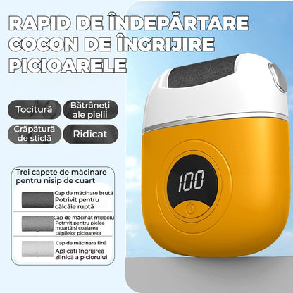 🦶🛁✨🔥Kúp 1, získaj 1 zadarmo【1 kusy za 13.5 eur】🔥Nové elektrické koliesko na pedikúru, odstraňovanie odumretej kože z päty, elektrické koliesko na pedikúru