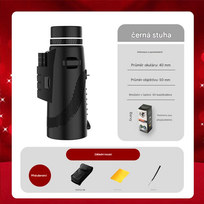🔭SLEVA 50 %! 🌍Monokulární dalekohled s vysokým zvětšením a vysokým rozlišením pro noční vidění