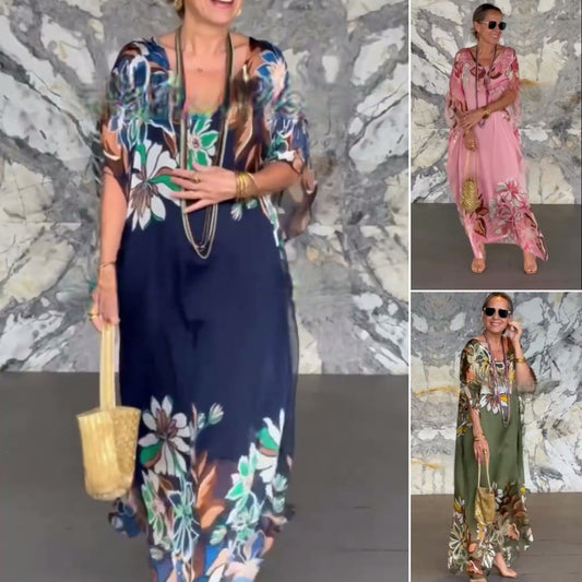 💕 【S-5XL】2025 Vestido deestampado de moda y elegancia de alta calidad