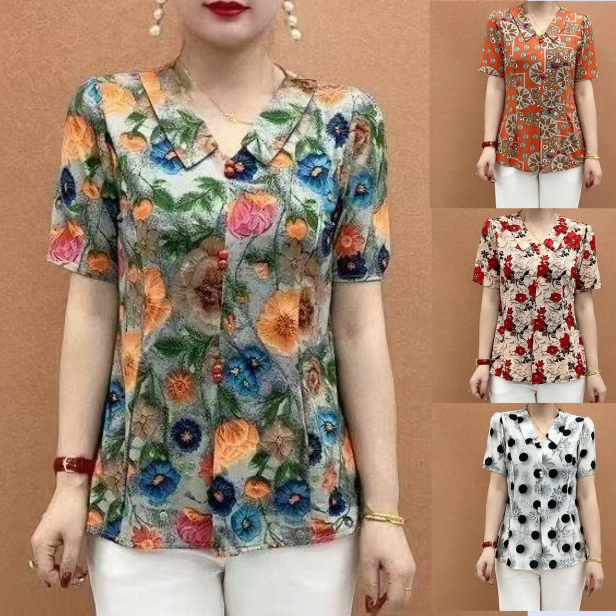【XL-5XL】Tricouri casual de primăvară, cămăși la modă de înaltă calitate