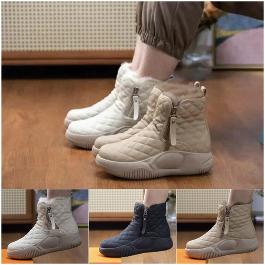 🔥【35-40】👢2025 nové dámske teplé snehule s hrubou podrážkou