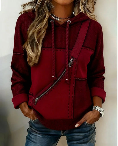 👚【S-5XL】✨Νέο γυναικείο casual φούτερ με κουκούλα και 3D τύπωμα, μοντέρνο και εύκολο στο συνδυασμό