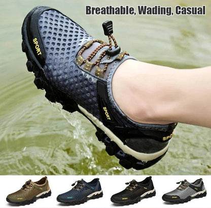🔥✨【39-44】2025 zapatos de senderismo al aire libre de verano de malla transpirable