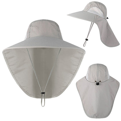 🆒👒【Cumperi 1, primești 1 gratuit 🔥】😍 Pălărie de soare pentru exterior, de vară, cu protecție UV și protecție pentru ceafă