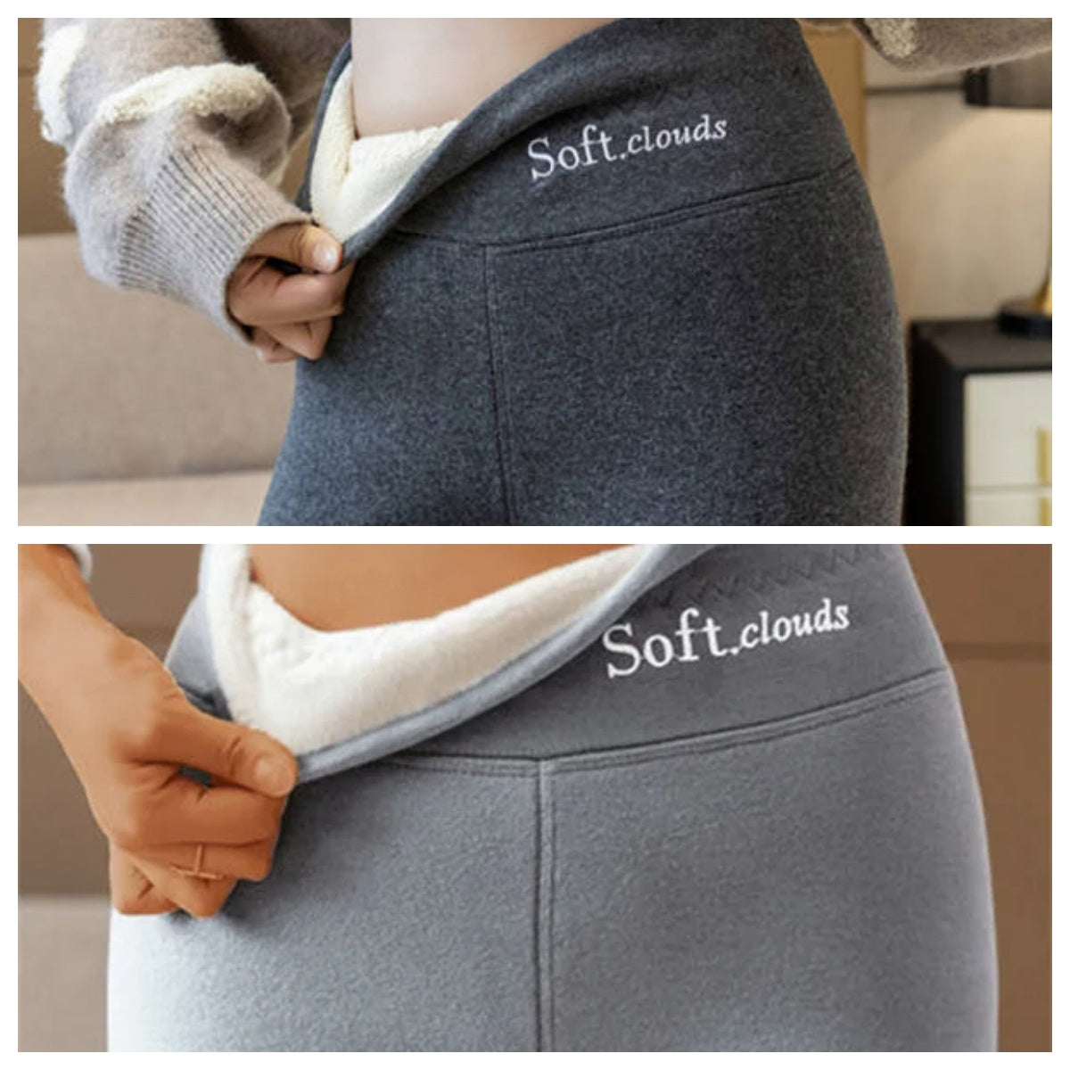 💥Compra 1 y llévate 1 gratis🔥【S–5XL】Leggings térmicos de lana de alta cintura, talla grande, alta elasticidad – ¡imprescindibles para el otoño/invierno 2025!