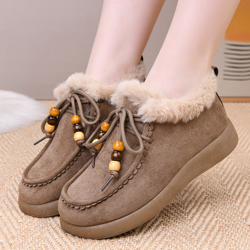 【36-41】🔥🏆Nowe zimowe, ciepłe damskie mokasyny z podszewką z polaru