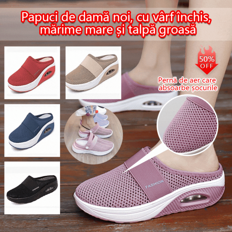 【Vânzări fierbinți】【Mărimi 35-43】Pantofi casual de vară, nou model cu plasă respirabilă și pernă de aer