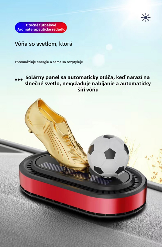 🔥🔥🚗【Časovo obmedzená ponuka】【Obmedzené množstvo】Nový aromaterapeutický prístroj, solárny rotačný futbalový aromaterapeutický prístroj