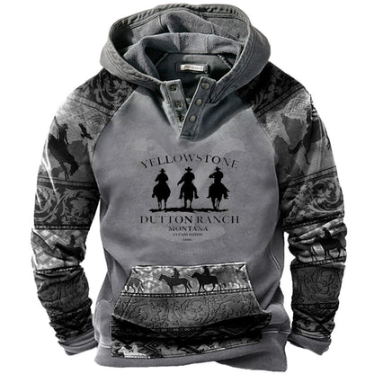 【S-5XL】 2025 pánska 3D mikina s kapucňou s dlhým rukávom, teplá a odolná voči chladu na jeseň av zime