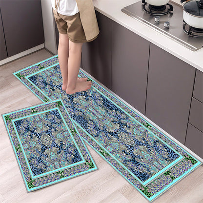 💥49% de descuento 【40*60cm+40*120cm】🌺Alfombra de cocina antideslizante absorbente alfombra de cocina larga