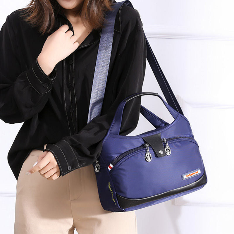 💖👜💖Geantă de umăr din piele moale, cu stil nou, capacitate mare, potrivită
