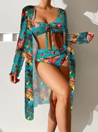 2025 Recién Llegado👙☀️【S-2XL】Nuevo Traje de Baño de Tres Piezas de Moda