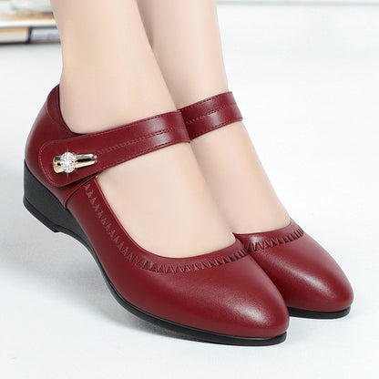 😍Poslední den sleva 50 %【35-41】Letní klínové ortopedické boty, měkká podrážka, protiskluzové, pohodlné na nošení.