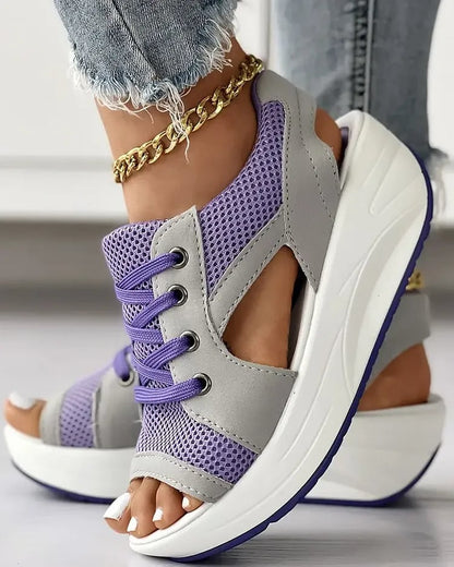 🐰【35-43】Sandale casual de pin cu talpă groasă la modă de vară