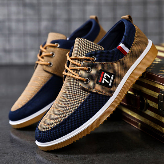 🔥VENTA CALIENTE🔥【39-44】 2025 Zapatos casuales de lona transpirables para hombres