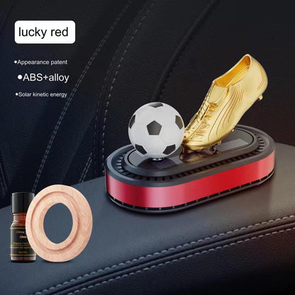 🔥🔥🚗【Časovo obmedzená ponuka】【Obmedzené množstvo】Nový aromaterapeutický prístroj, solárny rotačný futbalový aromaterapeutický prístroj