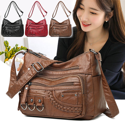 💥👜2025 nová veľká mäkká kožená kabelka cez rameno/crossbody