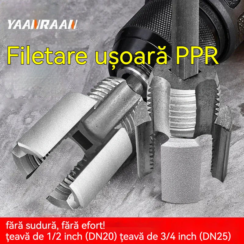 🔩Ľahko sa navliekajú PPR rúry – nie je potrebné zváranie, jednoduché na vykonanie!【Dvojdielna sada – vhodná pre rúry s priemerom 1/2 palca (DN20) a 3/4 palca (DN25)】