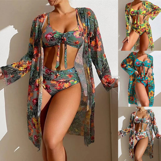 2025 Recién Llegado👙☀️【S-2XL】Nuevo Traje de Baño de Tres Piezas de Moda