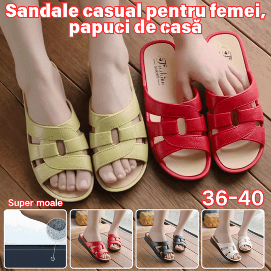 👡【36-40】2025 sandale noi pentru femei, cu talpă moale și antiderapantă 🔥Transport gratuit. 🚀Plata la livrare
