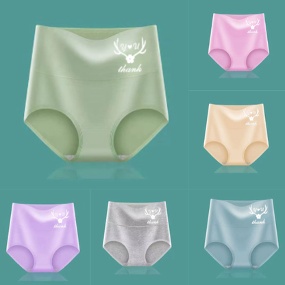 💕 Poslední den sleva 50 % - 【Sada 6 kusů】Nadzvednutí hýždí s vysokým pasem z vysoce kvalitní bavlny✨️ （45-95 kg）