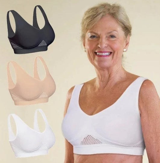 🥰【Paquete de 4】Sujetador deportivo transpirable y fresco ❤️【40-120KG】.