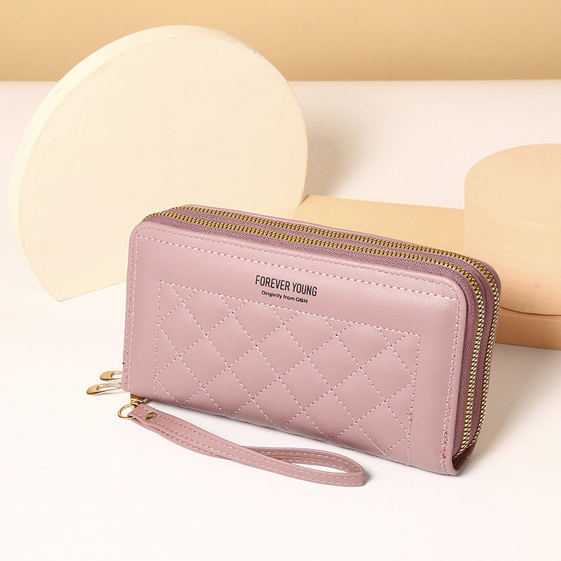 🔥👜2025, la última cartera de moda para mujer de múltiples capas con doble cremallera