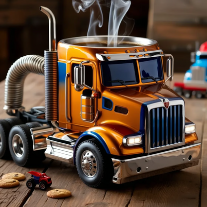 👍🚛Căni de cafea lucrate manual, în formă de camion【Limitat la două articole】