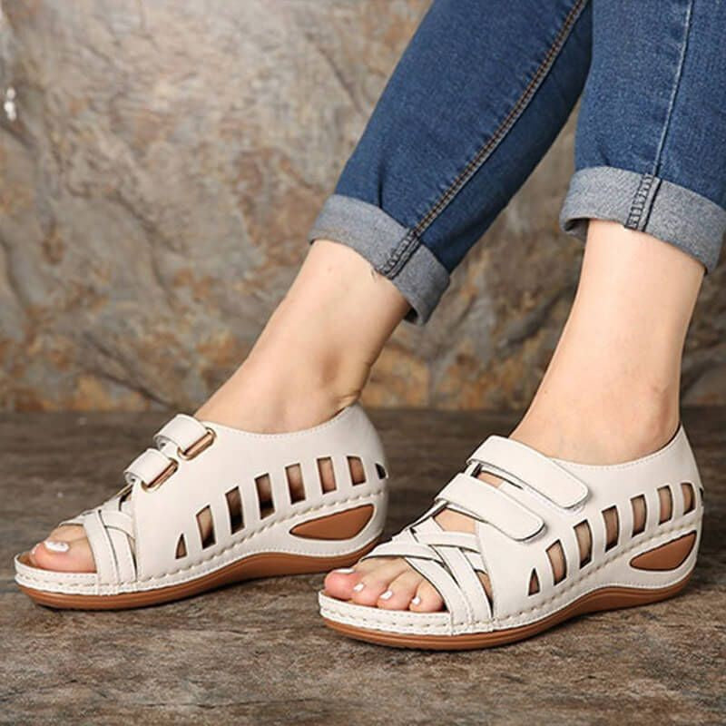 🎁【REDUCERE DE 50%】【35-43】2025 sandale în stil nou sandale cu toc pană gura de pește