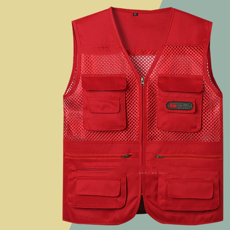 🔥Ležérna funkčná vesta s viacerými vreckami 【XL-4XL】