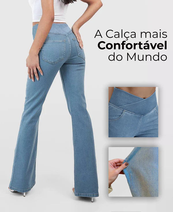👖【Sleva 50 % na omezenou dobu】✨ – džíny s vysokým pasem, zeštíhlující a formující hýždě