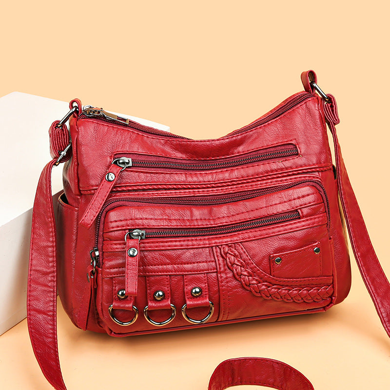 💥👜2026 nová veľká mäkká kožená kabelka cez rameno/crossbody