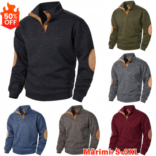 🔥【Especiales de otoño】💥Nueva sudadera de cuello alto para hombre